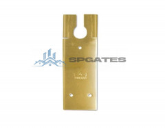 DORMA BTS84 (46700023) крышка для напольного доводчика матов. латунь