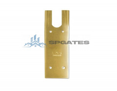 DORMA BTS65 (46700186) крышка для доводчика напольного матов. латунь